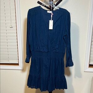 Vineyard Vines Navy Long Sleeve Dress